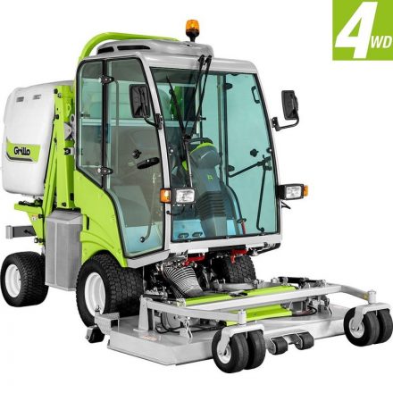 GRILLO magas ürítésű frontkaszás fűnyíró traktor FD 2200 4WD ( Vágóasztallal, kabinnal )