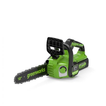 Láncfűrész akkumulátoros Greenworks GD24CS30 24 v, 3/8-1.1-45 szemes, akku- és töltő nélkül